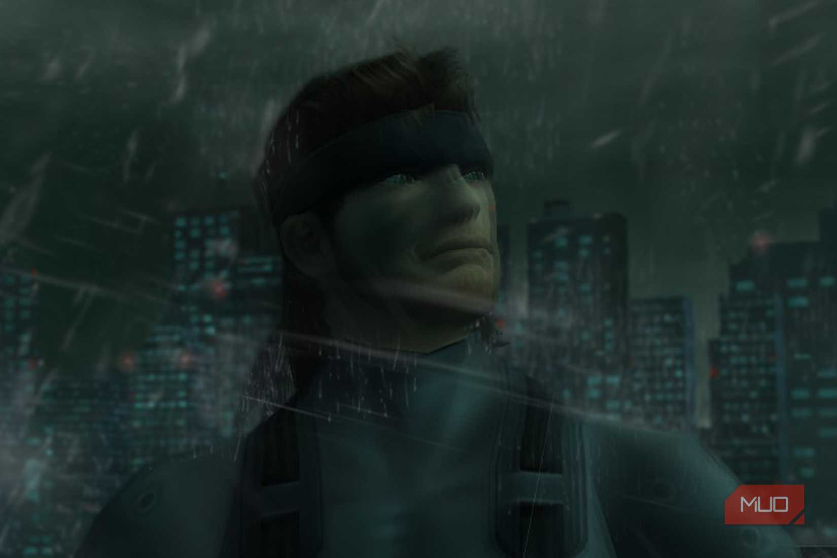 Metal Gear Solid 2 with motion blur enabled