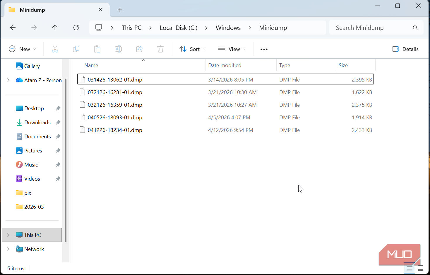 Minit File This Windows command told me exactly what caused my PC to crash