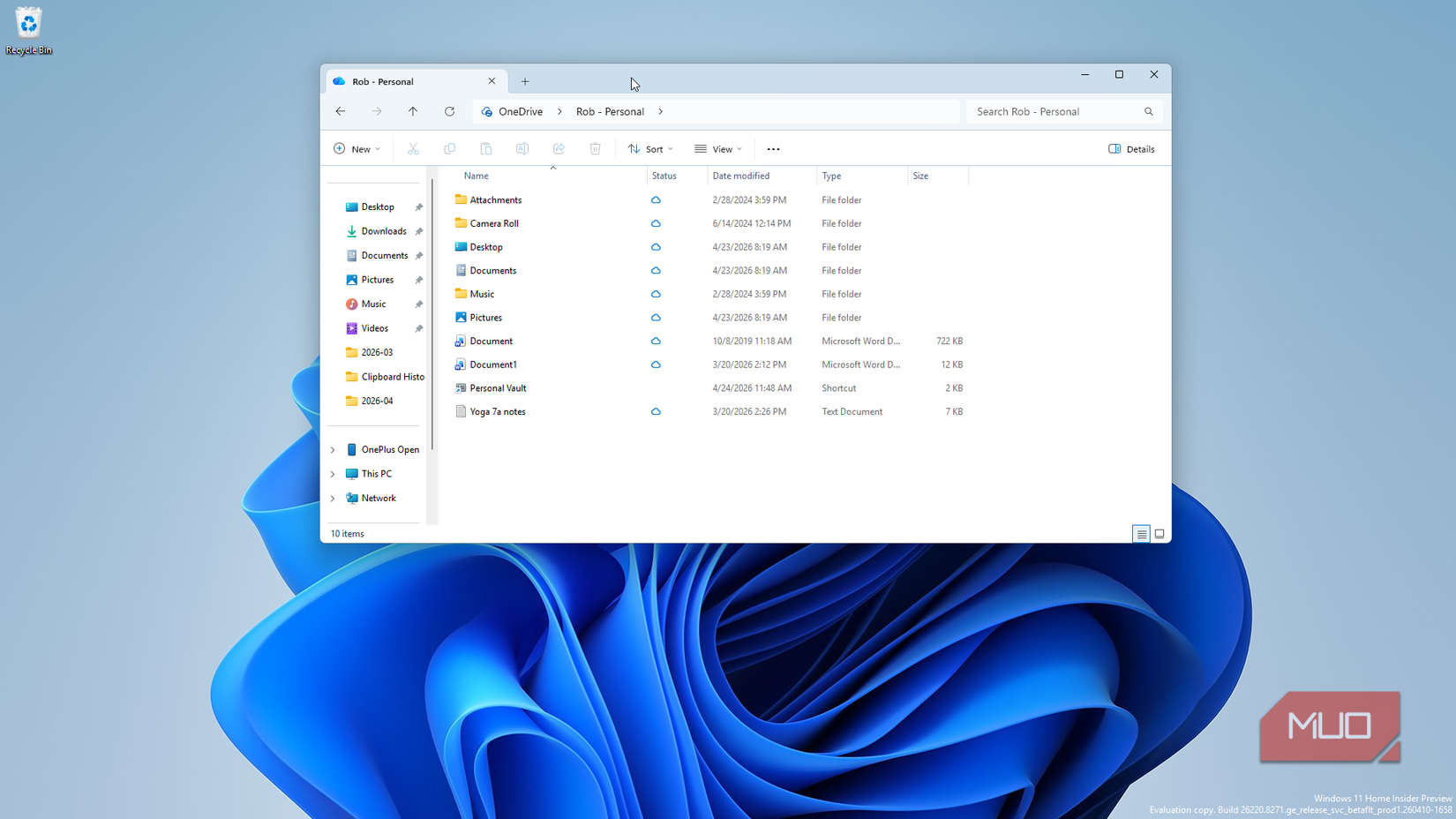 OneDrive removed from File Explorer