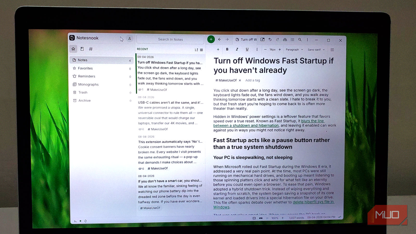 I switched to this notes app for its built-in encryption and haven't looked back