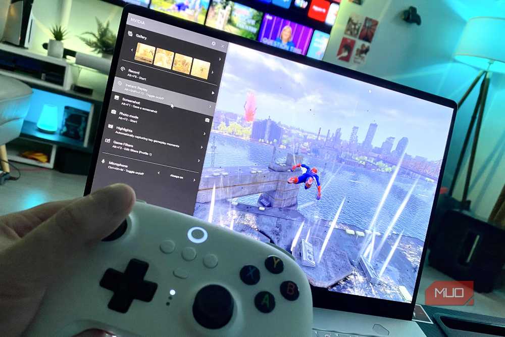 The Nvidia overlay settings panel