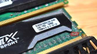 old ddr3 ram memory sticks with latency timings.