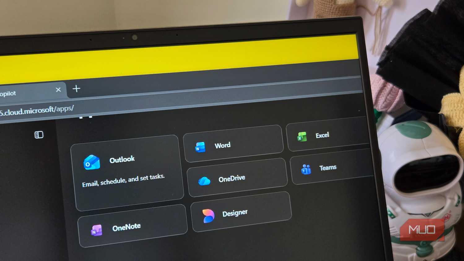 Online version of the Microsoft office apps