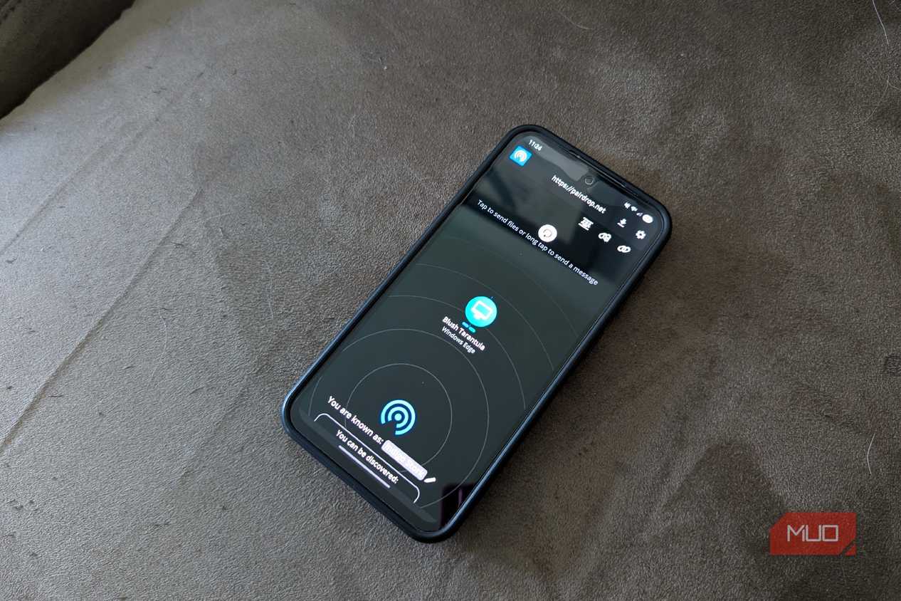 PairDrop on Device