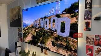 PC benchmarking tools on an LG OLED TV