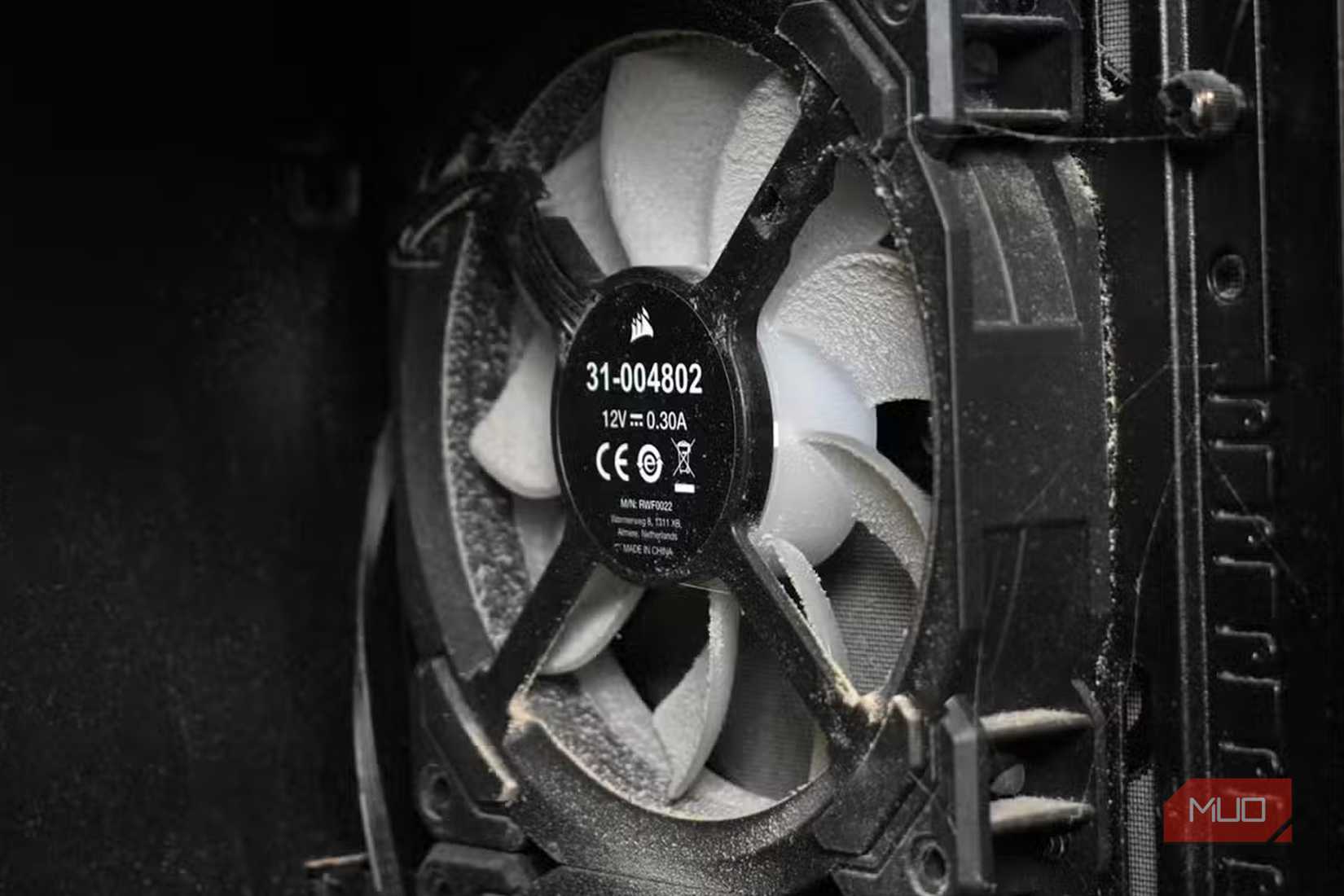 PC fans gathering dust 