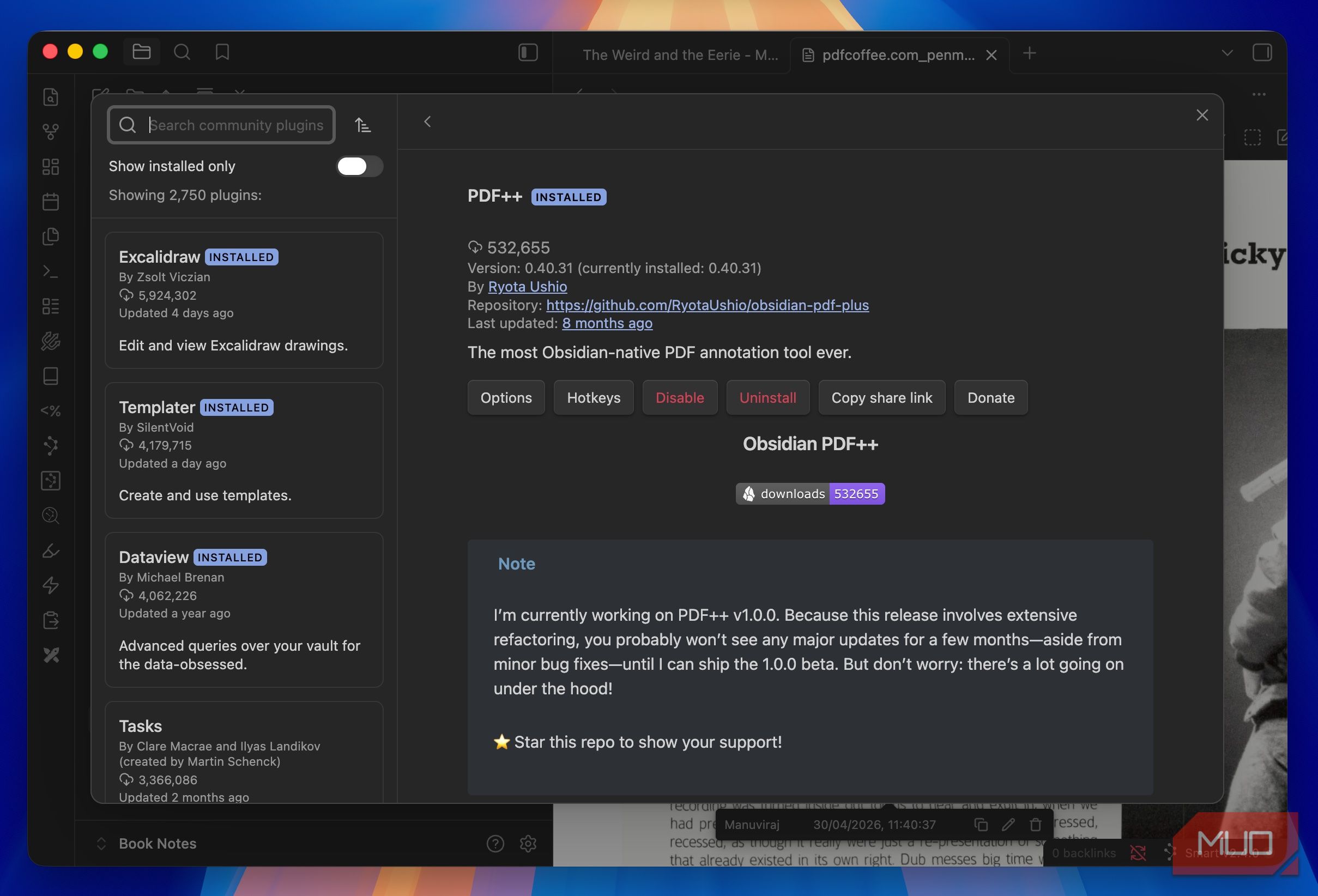 6 Obsidian plugins that made me never look at another note-taking app again