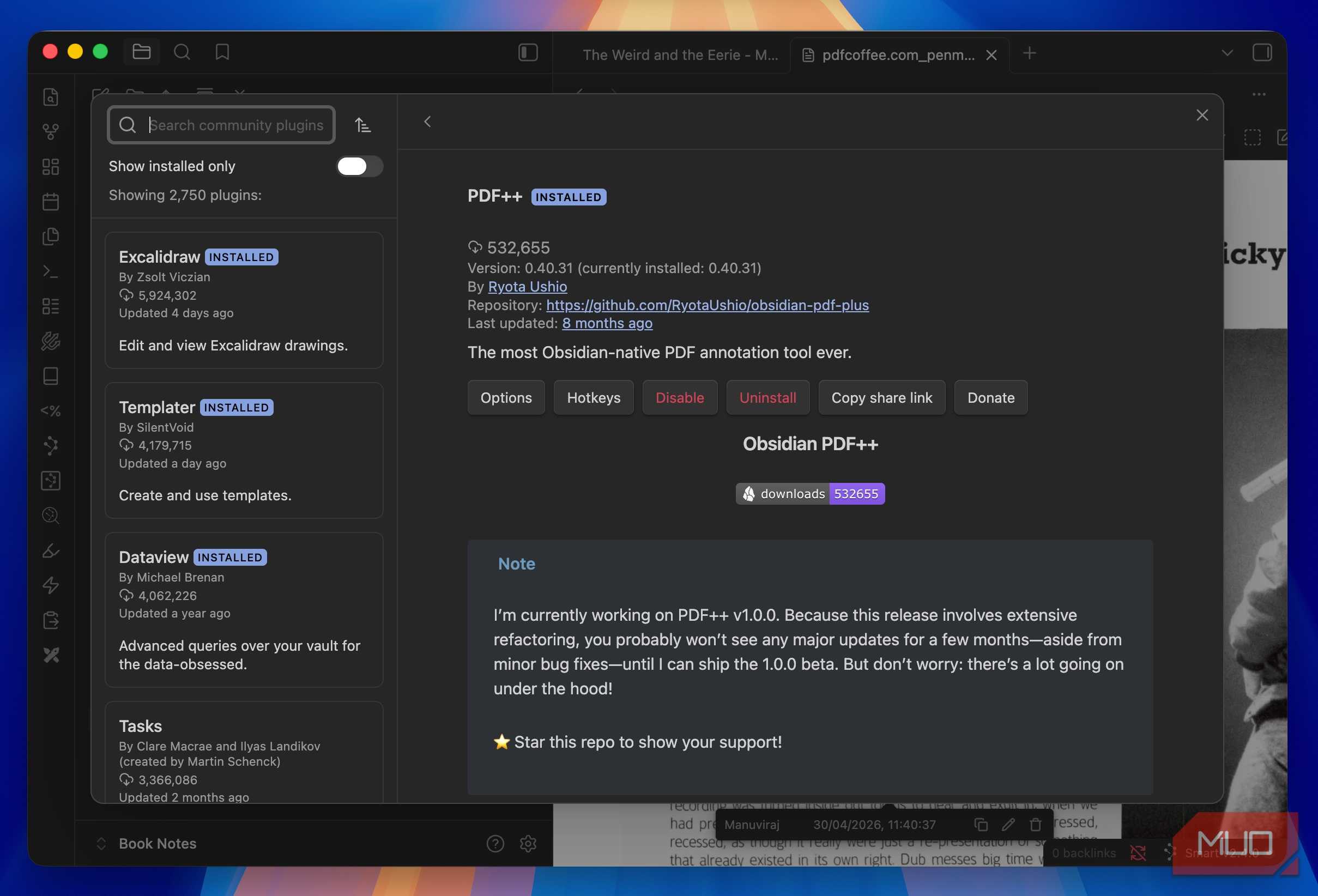 6 Obsidian plugins that made me never look at another note-taking app again