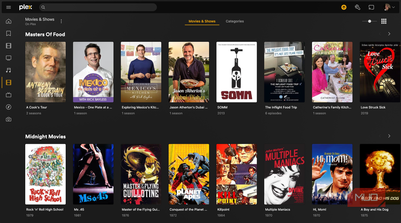 Plex マスター オブ フード セレクション