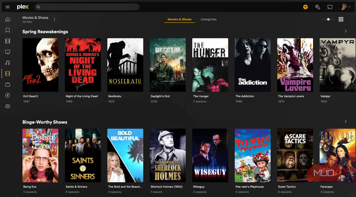 Only Plex I set up Plex for my local files and didn't realize it came with free ...