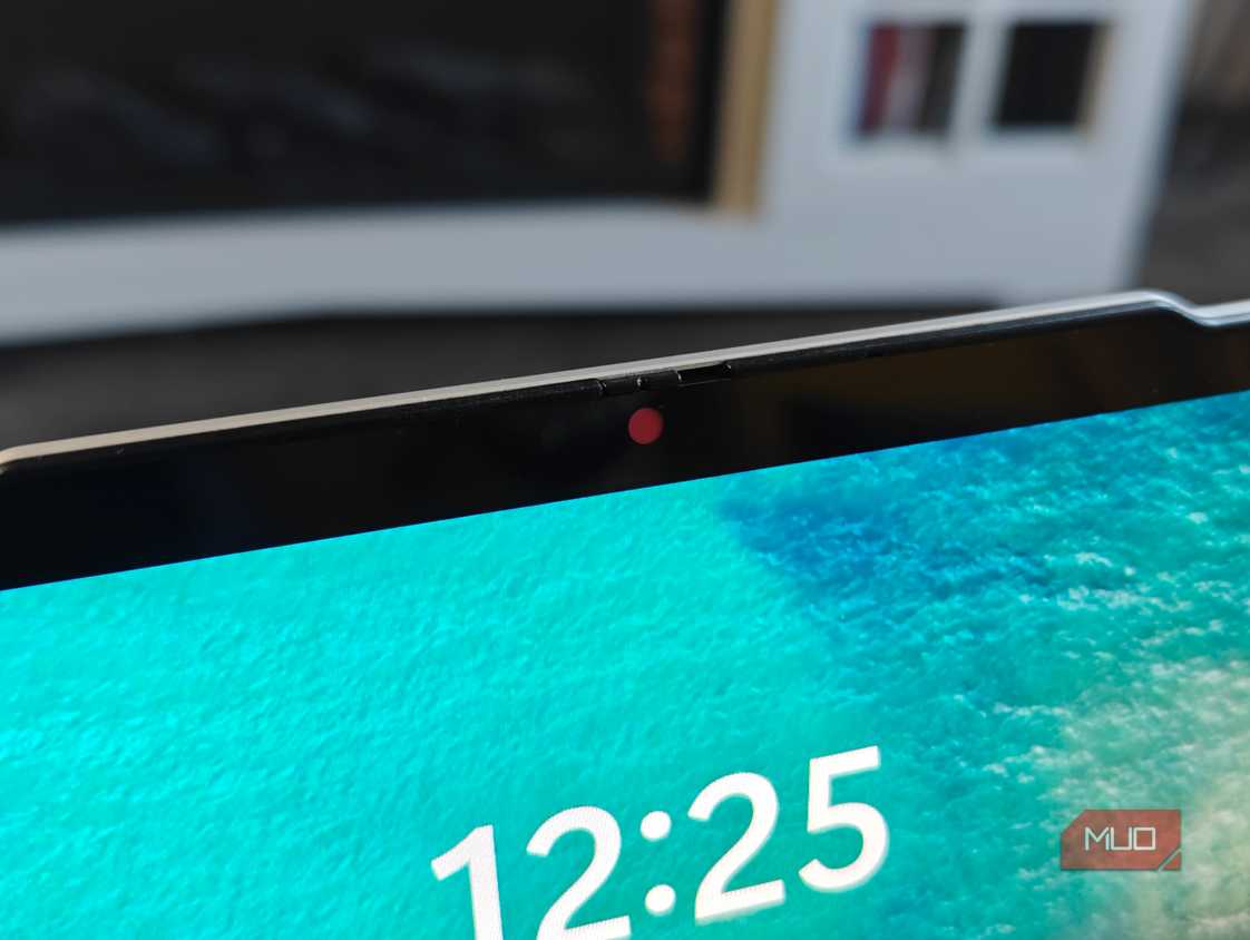 LIttle red privacy shield for your webcam