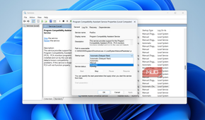 Program compatiblity assistant service on Windows