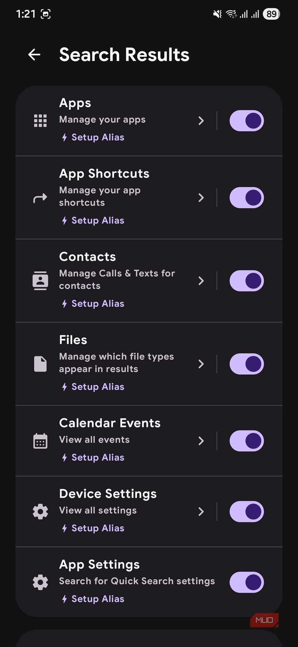 This open-source app lets you search your entire Android phone from one bar