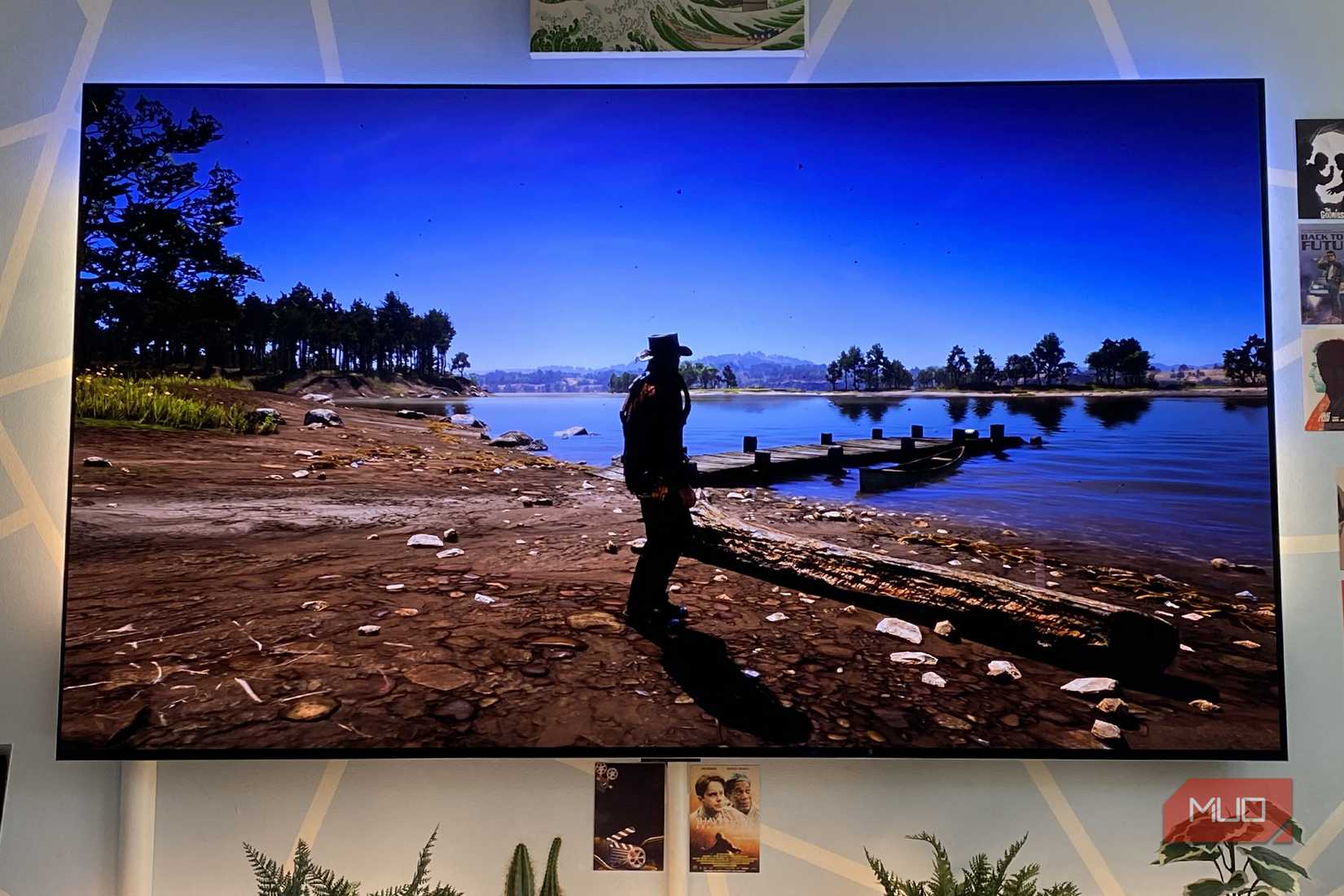 Red Dead Redemption 2 on an OLED TV