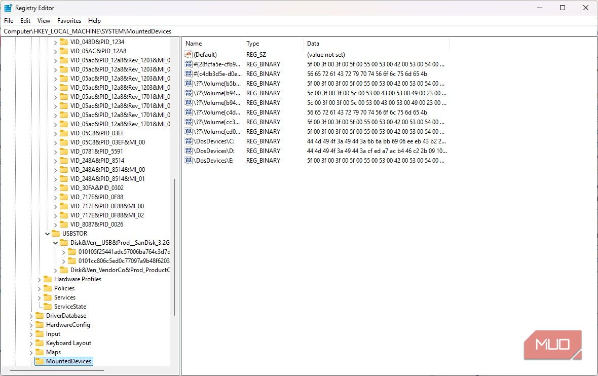 Windows keeps a complete history of every USB device ever connected to ...
