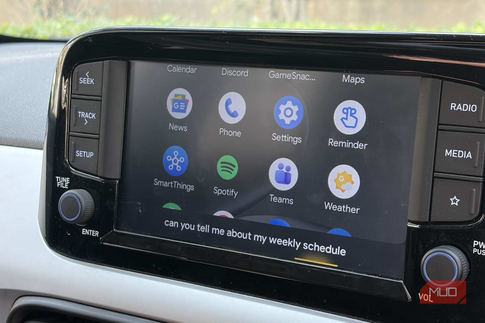 Reminders on Android Auto