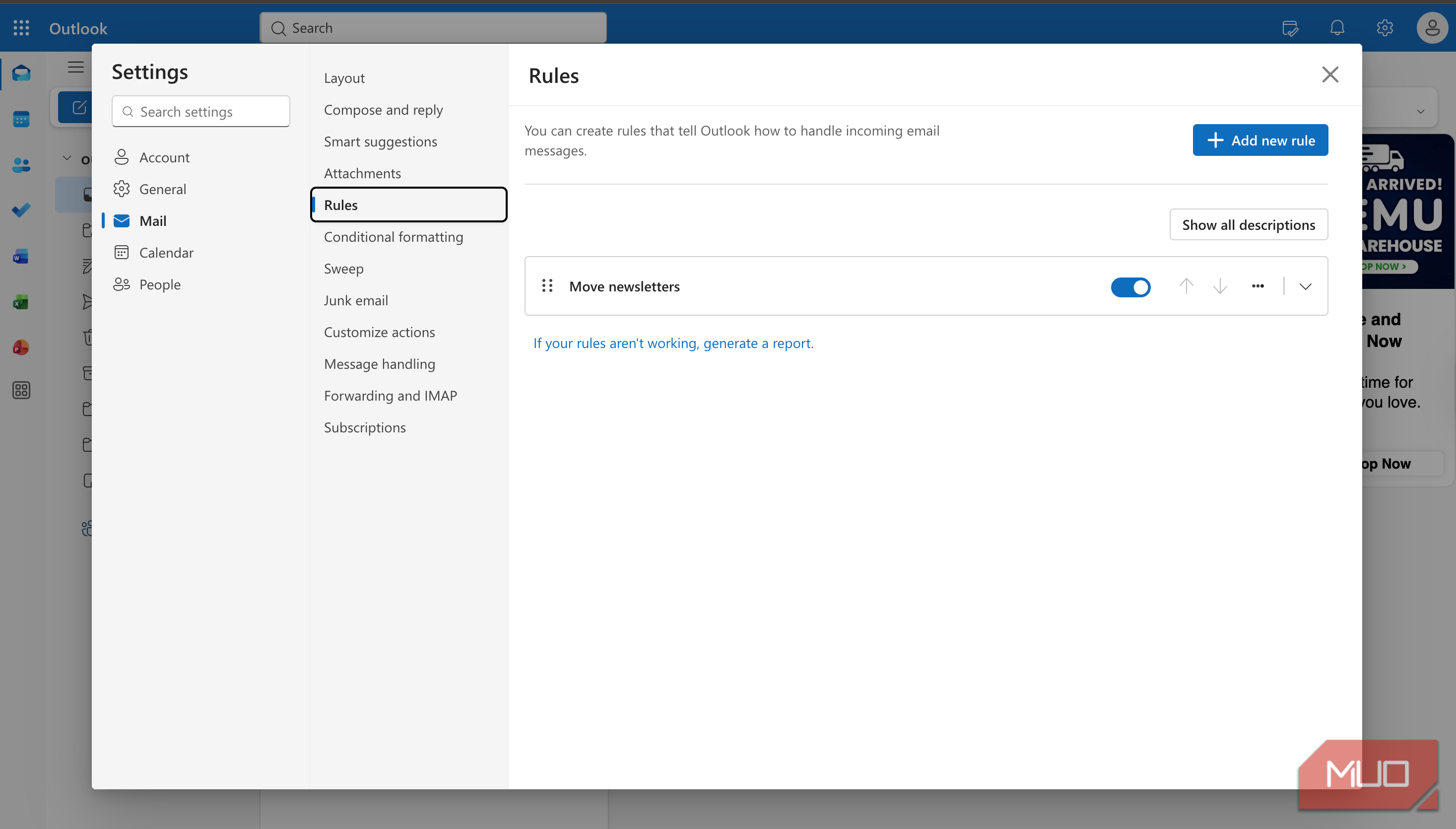 I set up 3 Outlook rules and my inbox mostly cleans itself now