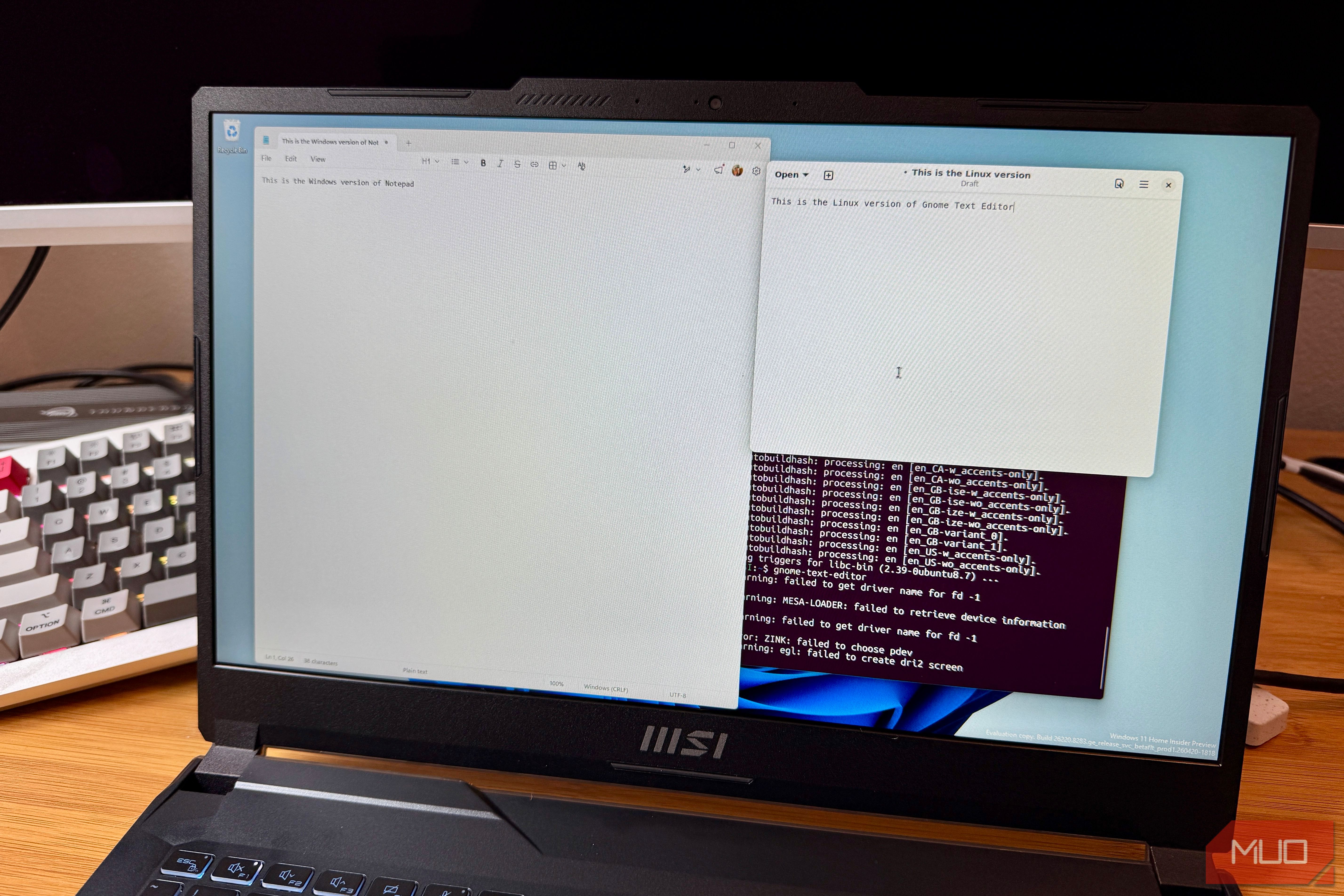 Running Windows and Linux side by side