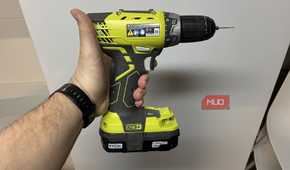 The side of a RYOBI ONE drill driver