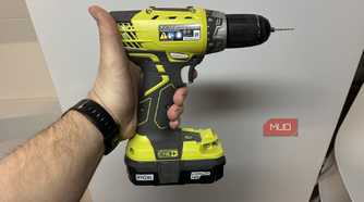 The side of a RYOBI ONE drill driver
