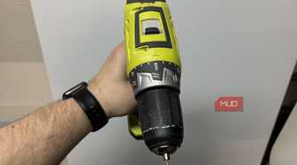 The top of a RYOBI ONE drill driver with torque adjustment