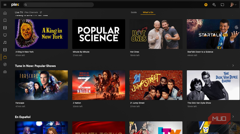 I set up Plex for my local files and didn't realize it came with free ...