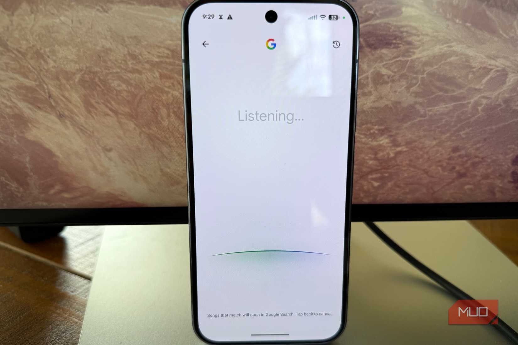 google assistant listening for song