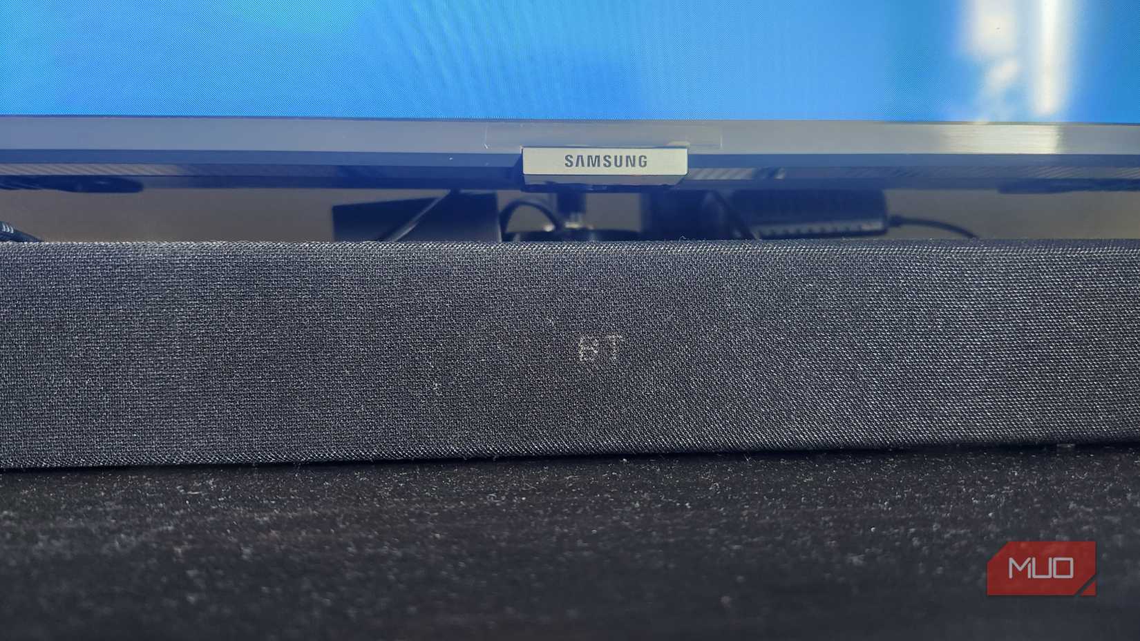 Soundbar with Bluetooth connected