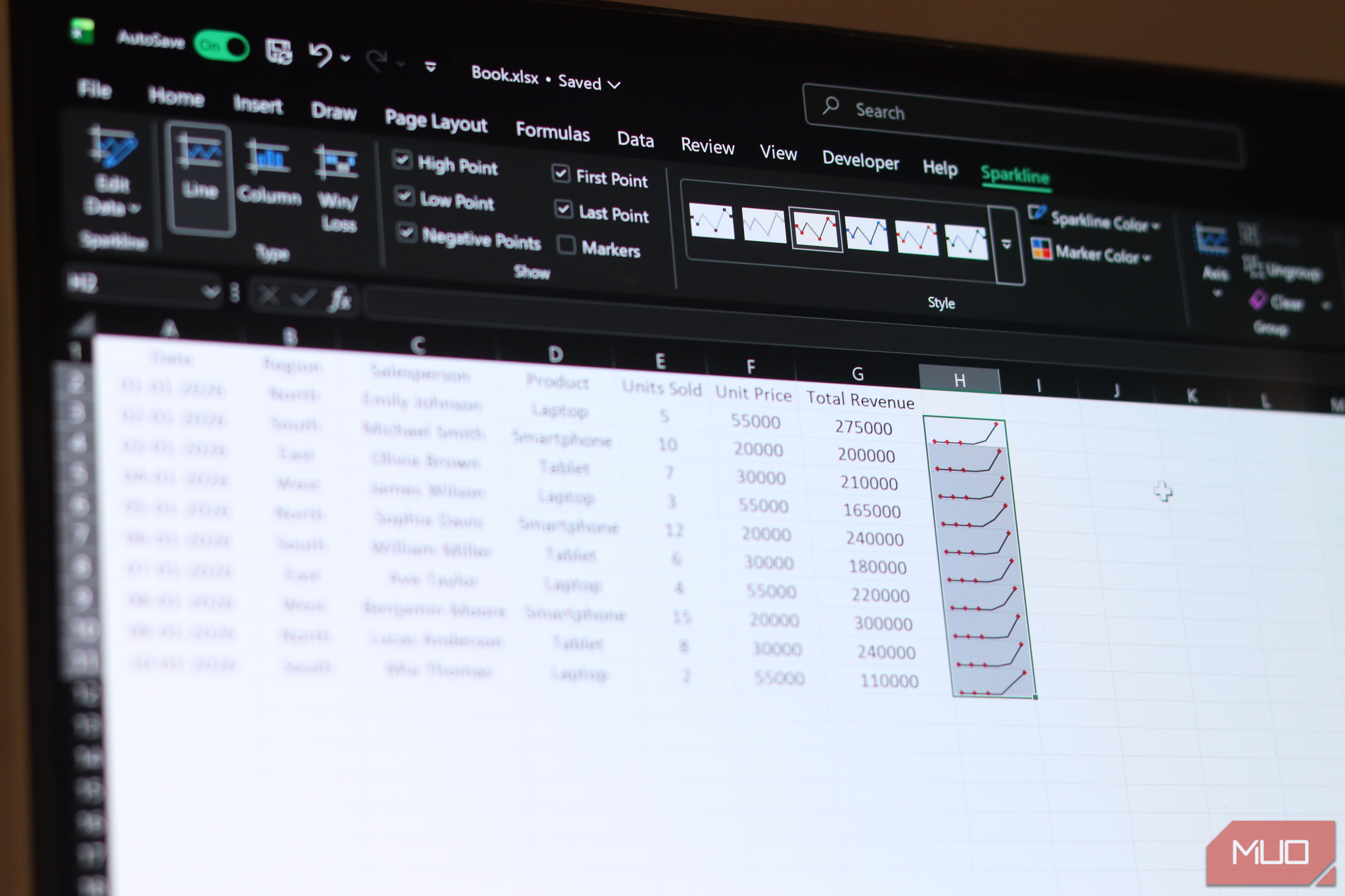 You’re ignoring one of Excel’s simplest and smartest visual tools