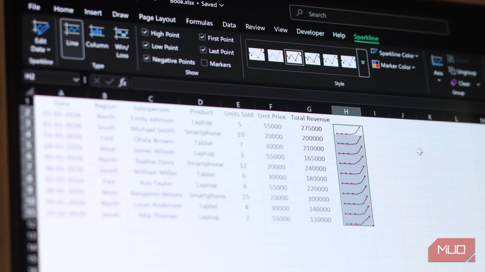 You’re ignoring one of Excel’s simplest and smartest visual tools