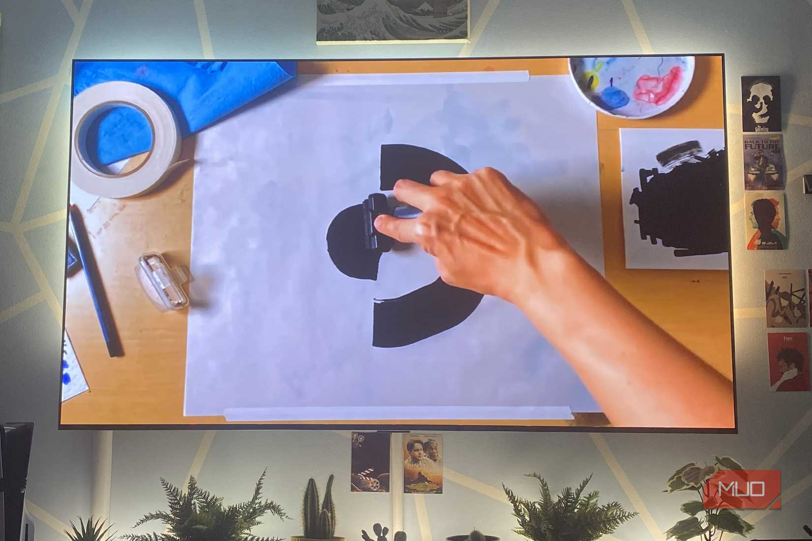 Steam Big Picture custom startup movie on a TV