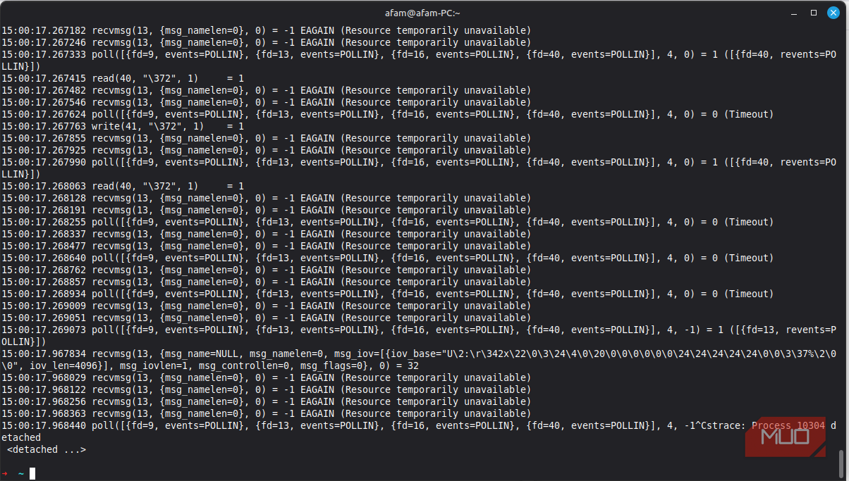 Linux Ctrl P There's a Linux command that shows you exactly what any running process ...