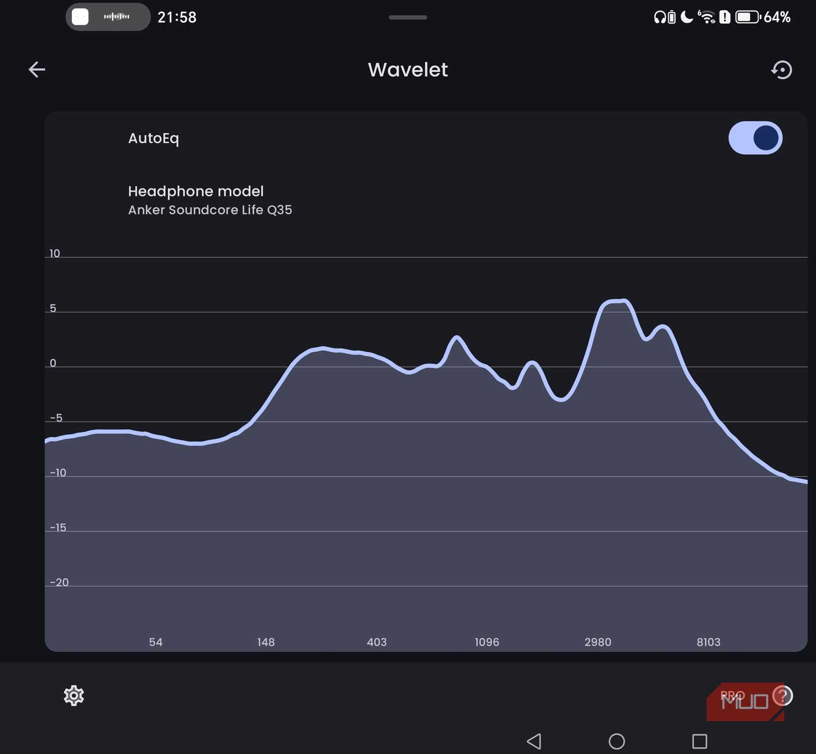 wavelet android eq app soundcore life q35.