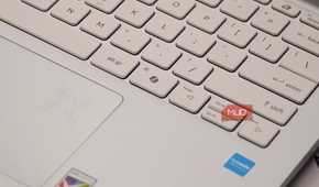 The Copilot key on a Windows 11 laptop.