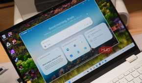 The Copilot app on a Windows 11 laptop.