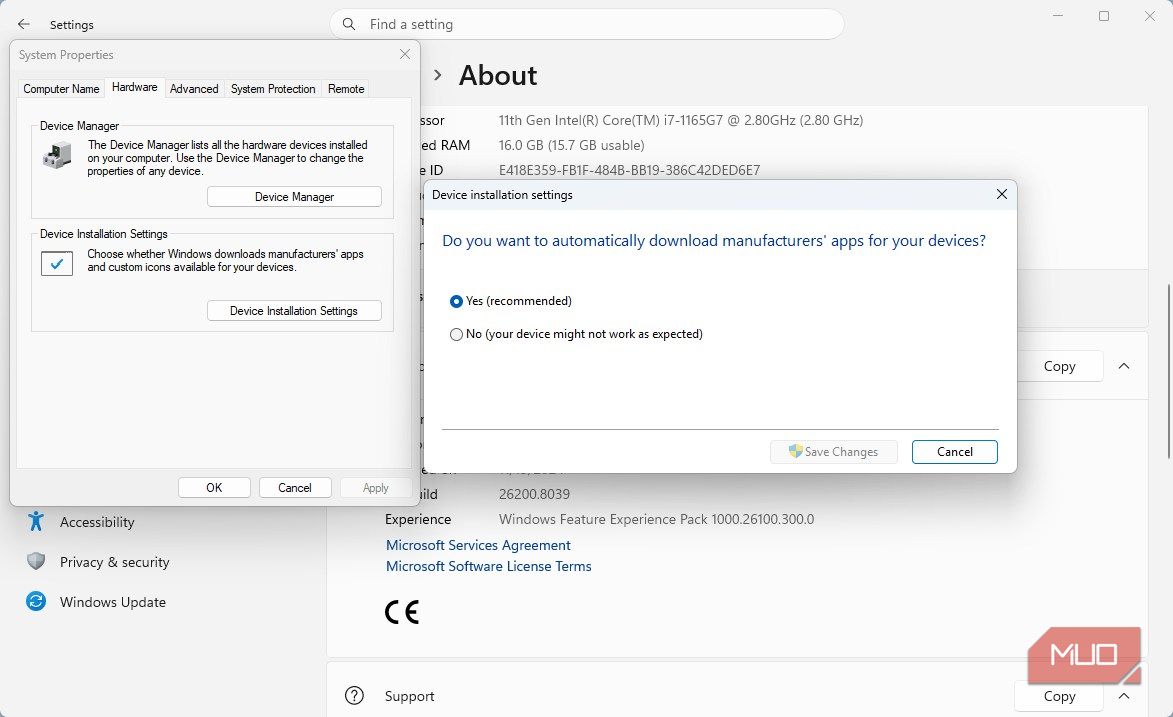 I stopped letting Windows decide when to update my drivers