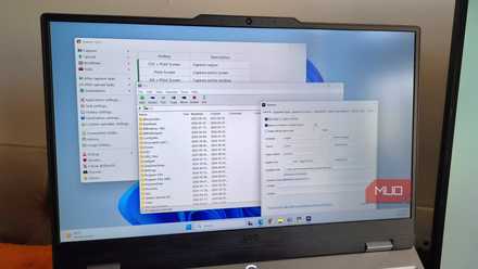 Windows laptop showing apps on desktop
