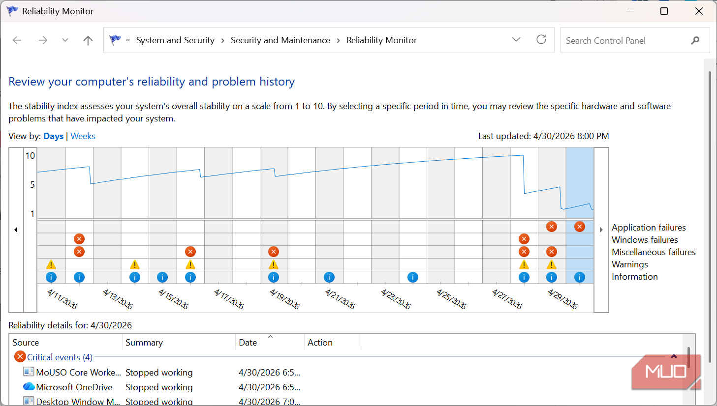 Windows has been logging your app install and uninstall history for ...