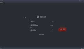 Zed editor home screen.