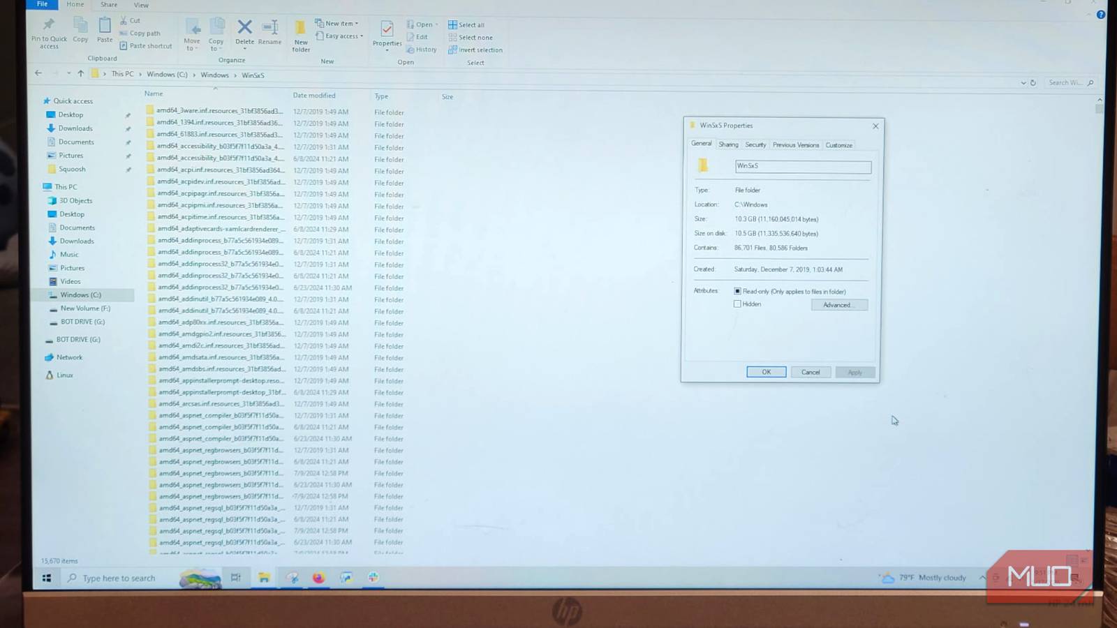 I ran one PowerShell command and reclaimed space from a Windows folder nobody explains
