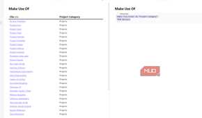 A side by side view of dataview working in Obsidian