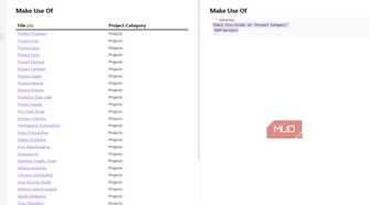A side by side view of dataview working in Obsidian