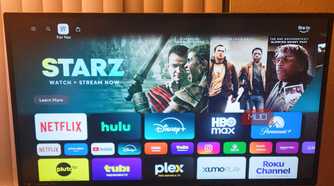 A Starz banner in an ad in Fire TV