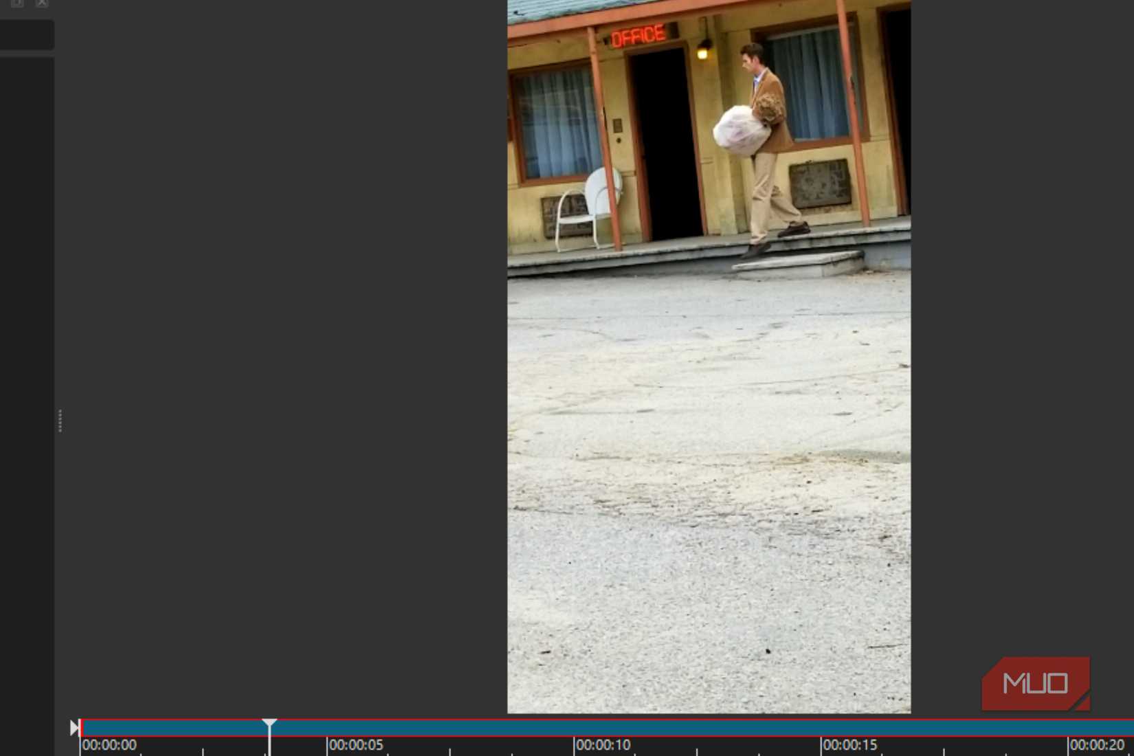 Video played in Shotcut
