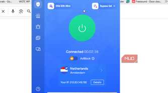 A VPN being on in Firefox