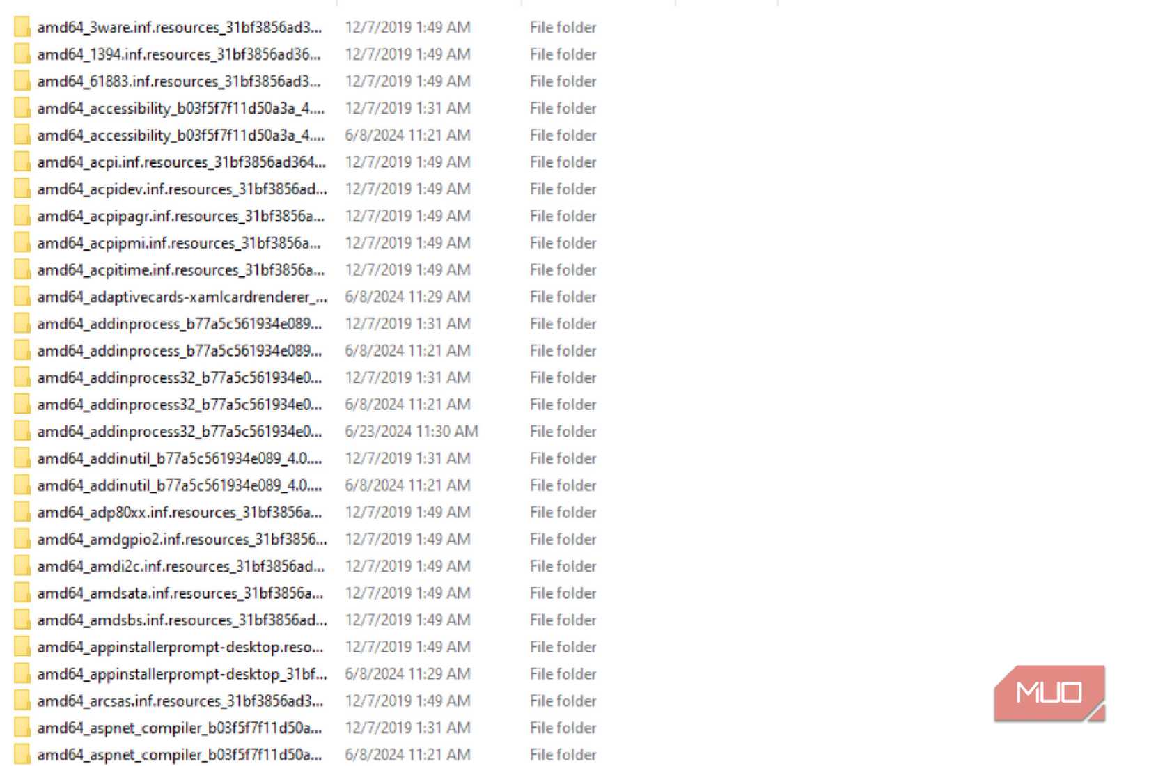 All the temporary files that can add up in WinSxS