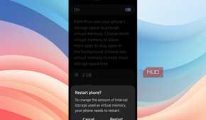 Android asking to restart in RAM Plus