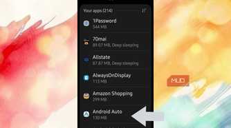 Android Auto appearing in search