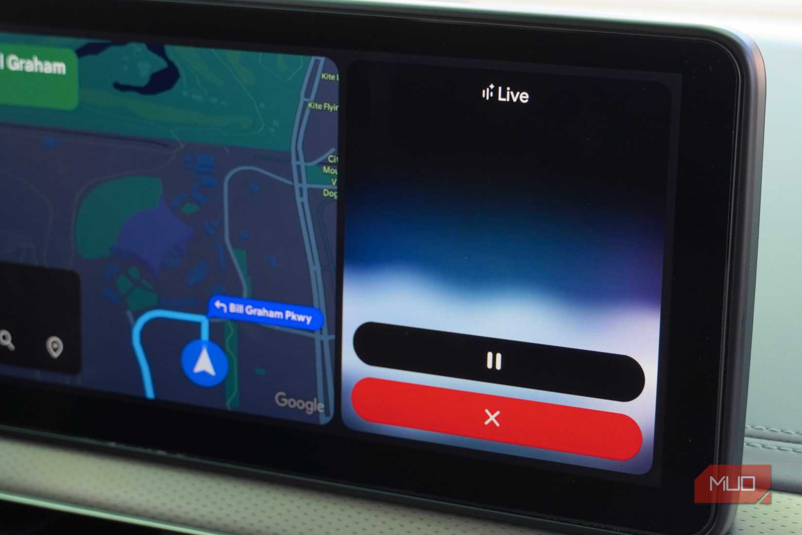 Gemini Live in Android Auto.
