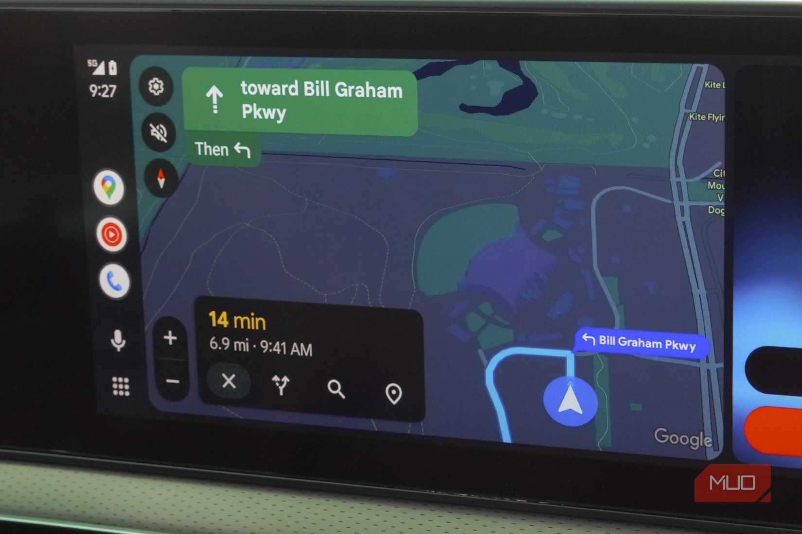 Android Auto Redesigned dashboard
